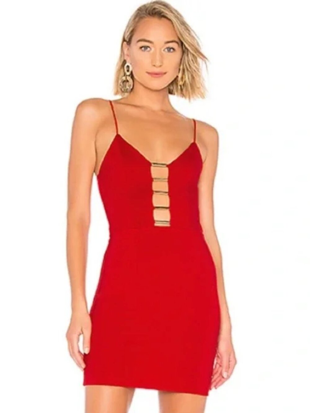 Red By the Way: Lexi Bar Mini Dress Size M